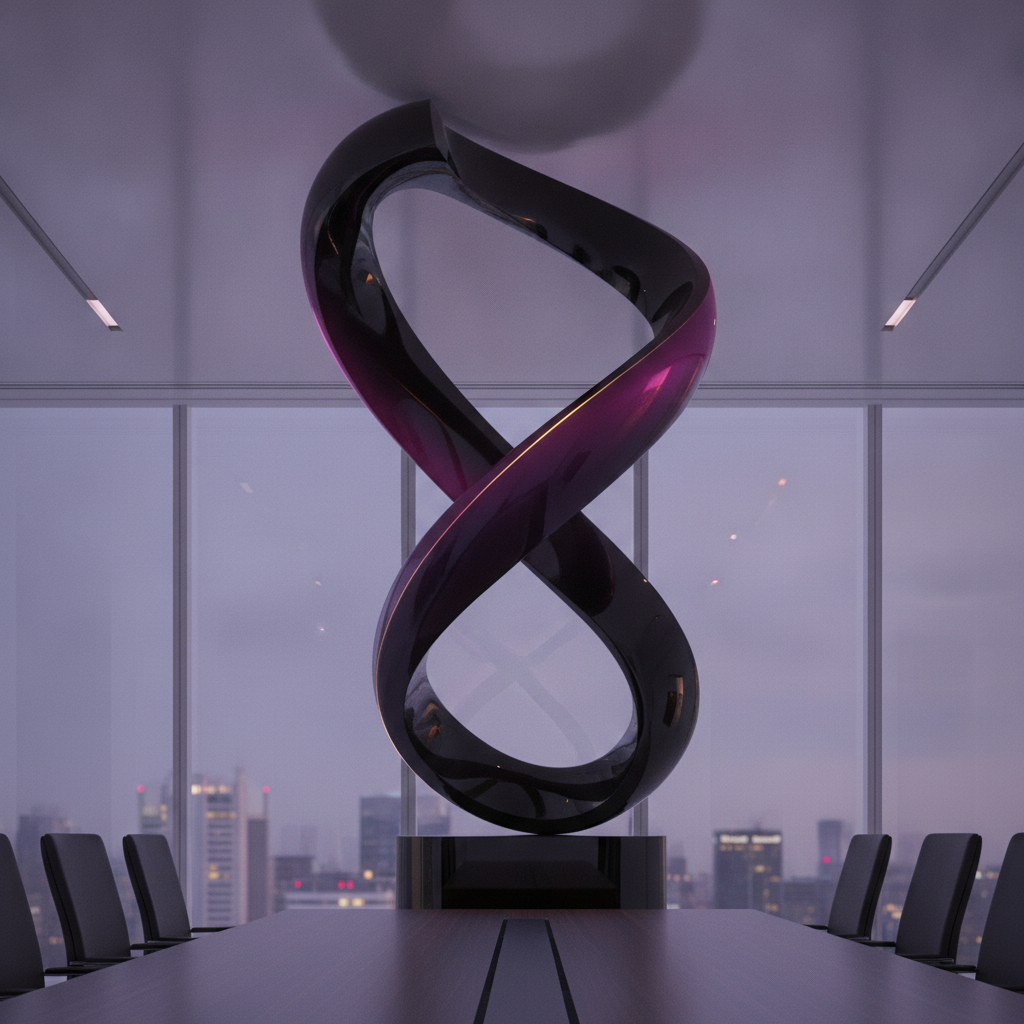 Abstract AI Governance Sculpture